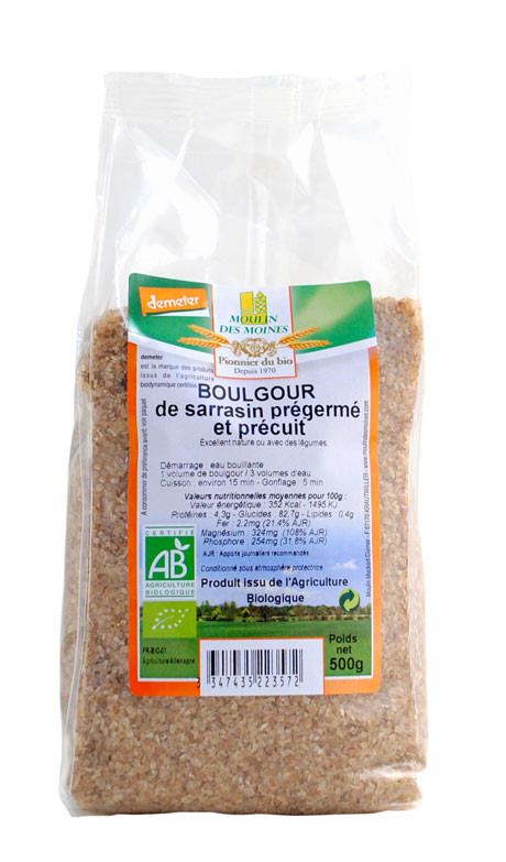 BOULGOUR SARRASIN DEMETER 500G AB