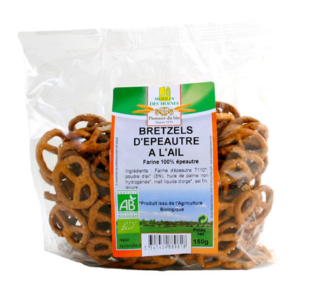 BRETZELS EPEAUTRE AIL 150G AB