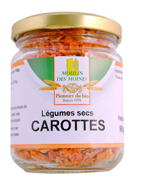 CAROTTES SEC. MORCEAUX POT VERRE 90G AB