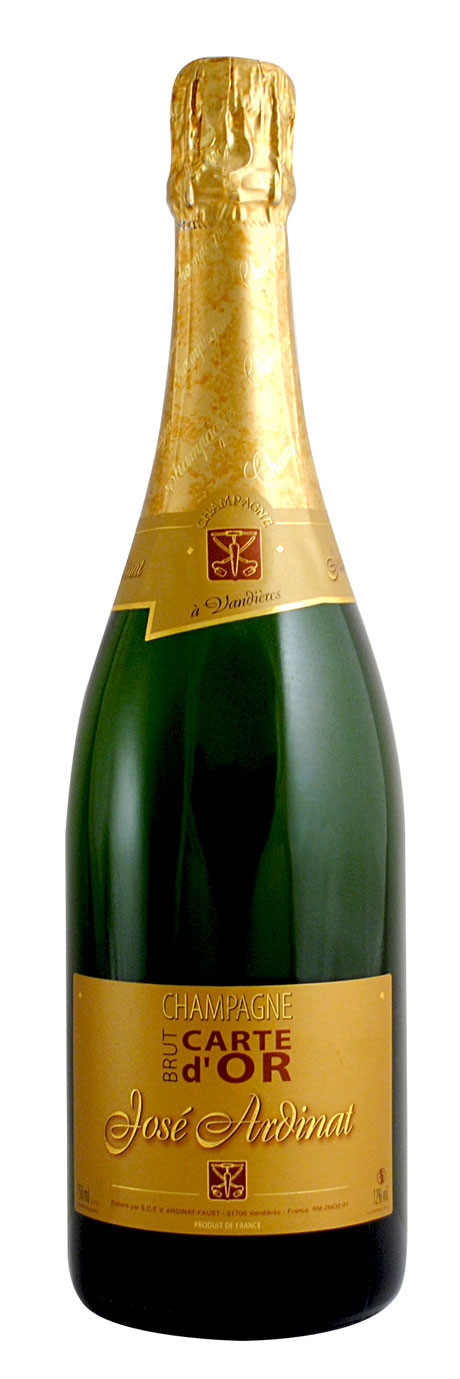 CHAMPAGNE CARTE OR BRUT ARDINAT 75CL AB