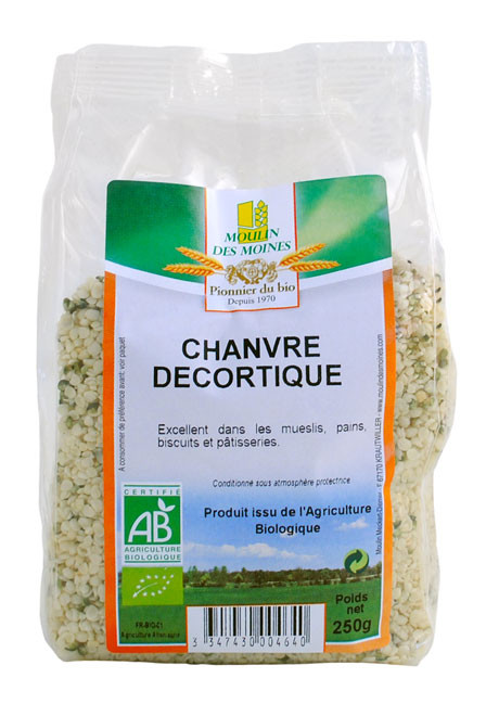 CHANVRE DECORTIQUE 250G AB