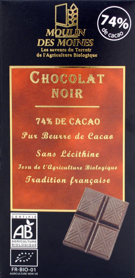 CHOCOLAT NOIR 74% 100G AB