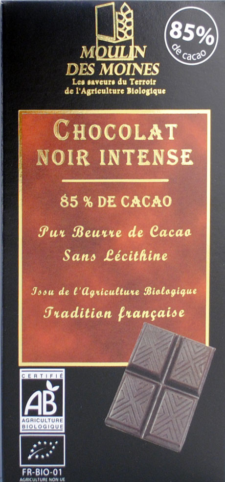 CHOCOLAT NOIR 85% INTENSE 100G AB