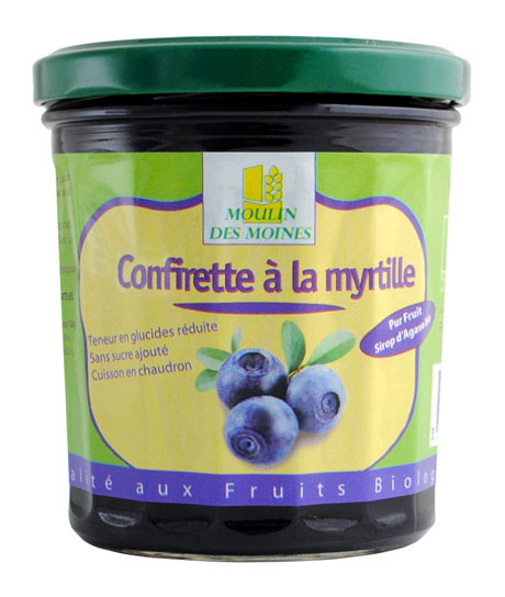CONFIRETTE MYRTILLE SIROP AGAVE 330G AB
