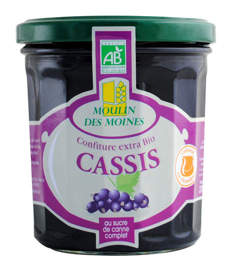 CONFITURE CASSIS SUCRE CANNE 370G AB