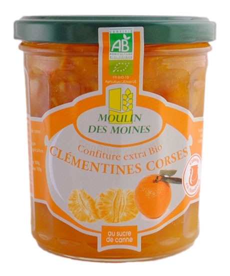 CONFITURE CLEMENTINE CORSE SUCRE CANNE 370G AB