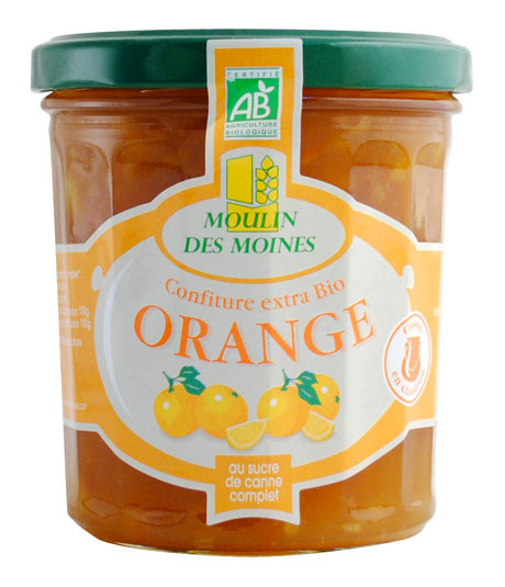 CONFITURE ORANGE SUCRE CANNE 370G AB