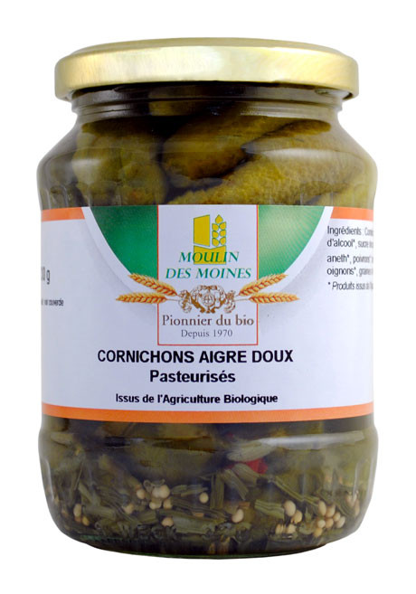 CORNICHONS AIGRE-DOUX 370ML AB