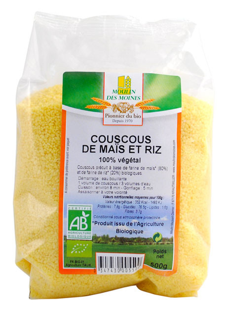 COUSCOUS MAIS RIZ 500G AB