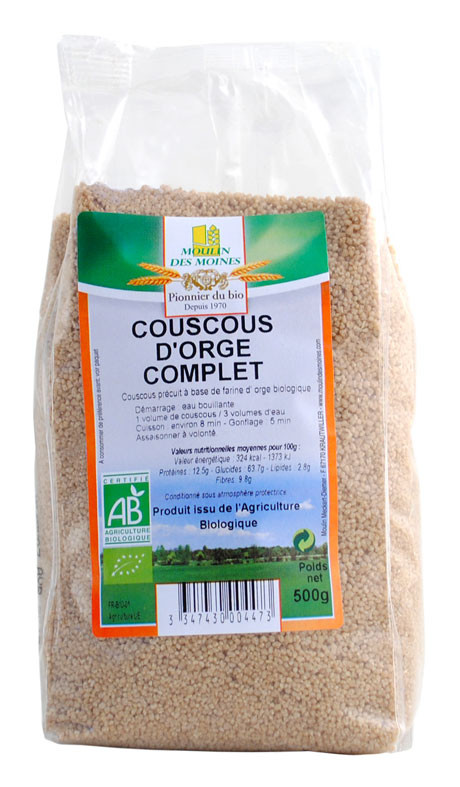 COUSCOUS ORGE 500G AB