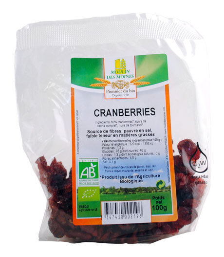 CRANBERRIES 100G AB