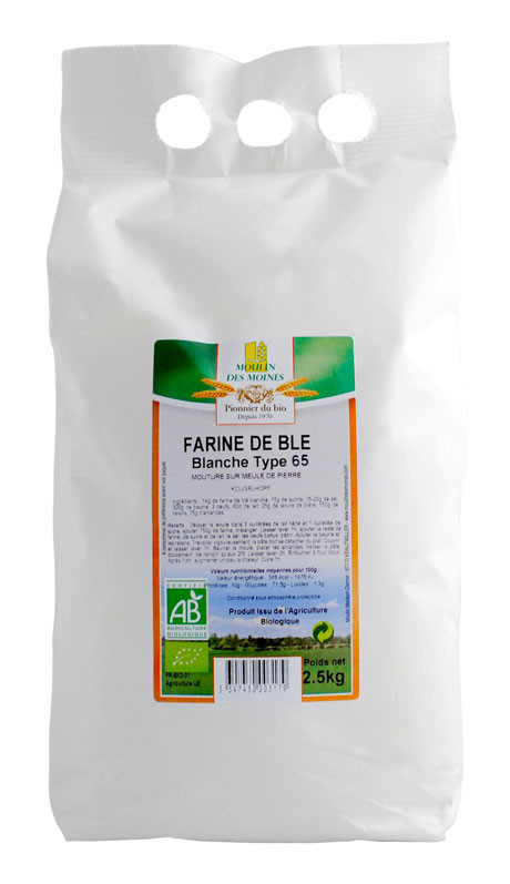 FARINE BLE BLC T65 MT 2.5KG AB