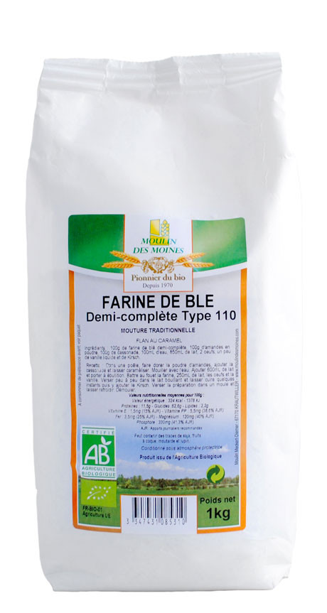 FARINE BLE DCP T110 MT 1KG AB
