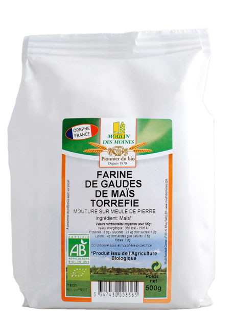 FARINE MAIS TORREFIEE GAUDE MDP 500G AB