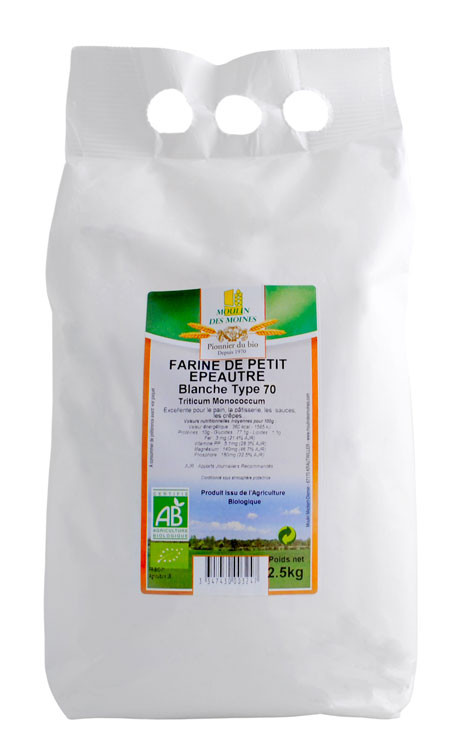 FARINE PETIT EPEAUTRE BLC T70 MDP 2.5KG AB