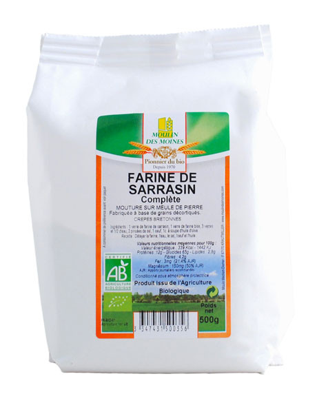 FARINE SARRASIN CPT MDP 500G AB
