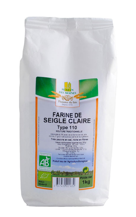 FARINE SEIGLE CLAIRE MT 1KG AB