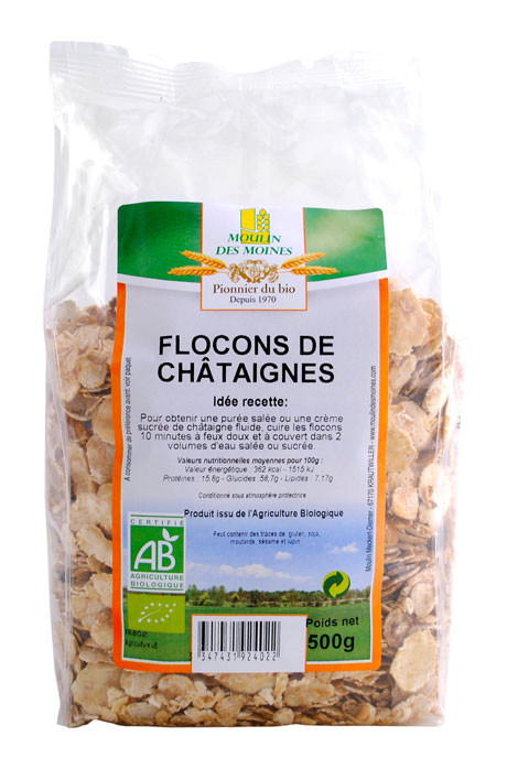 FLOCONS CHATAIGNE 500G AB