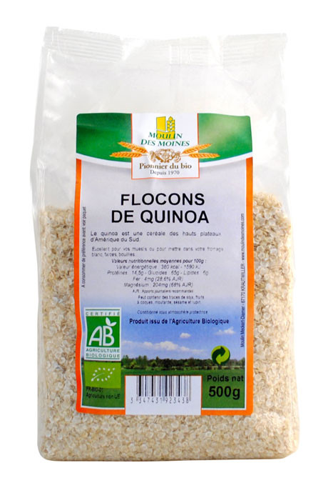 FLOCONS QUINOA 500G AB