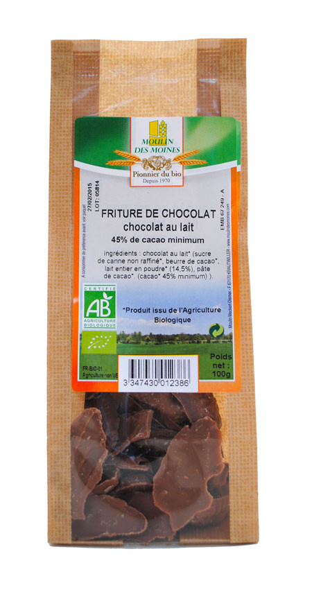 FRITURE CHOCOLAT LAIT 100G N°75 AB