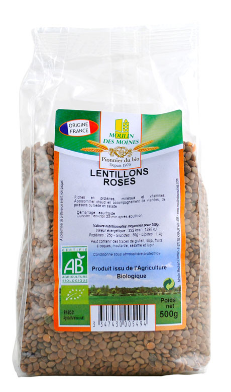 LENTILLONS DE LA CHAMPAGNE 500G AB