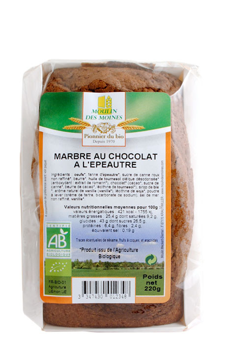MARBRE CHOCOLAT EPEAUTRE 220G AB