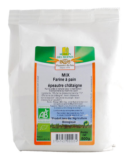 MEL. PAIN PRET EMPLOI EPE CHATAIGNE 5% 500G AB