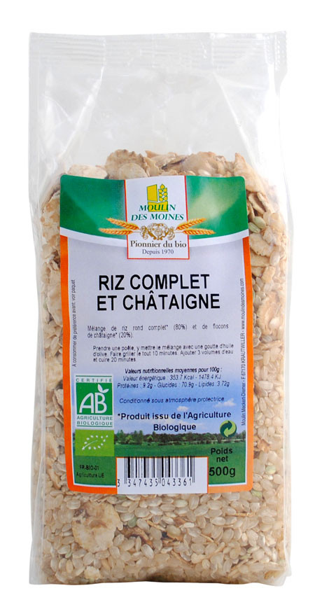MELANGE RIZ CPT CHATAIGNE 500G AB