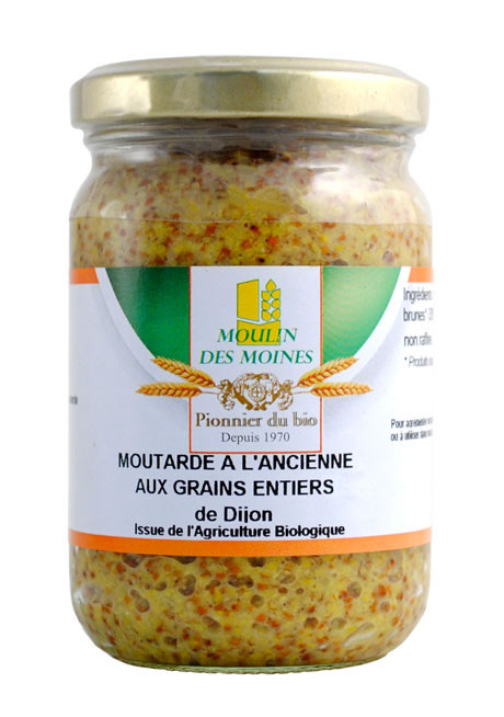 MOUTARDE DIJON GRAINS 200G AB