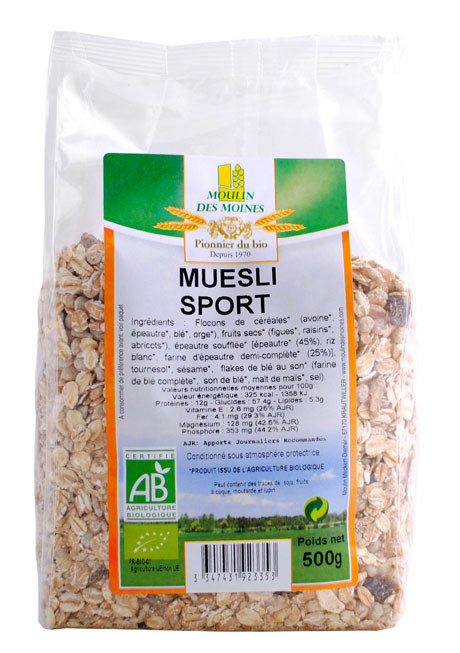 MUESLI SPORT 500G AB