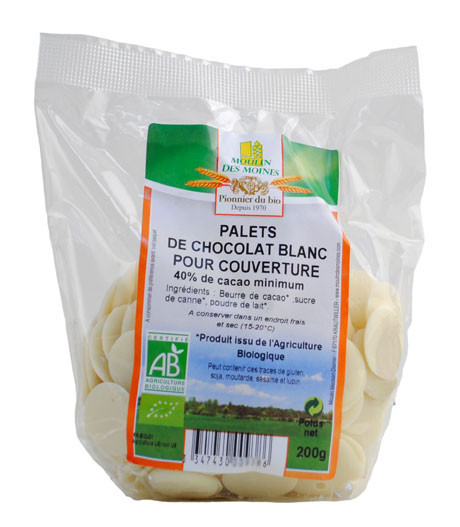 PALETS CHOCO BLANC 200G AB