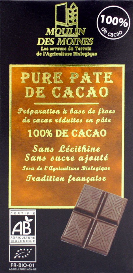 PURE PATE DE CACAO 100G AB