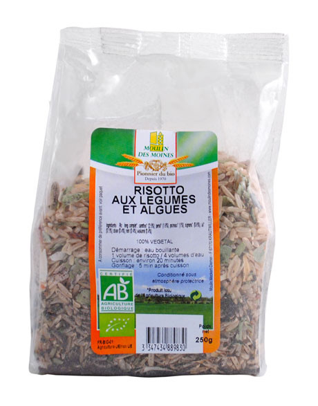 RISOTTO LEGUMES ET ALGUES 250G AB