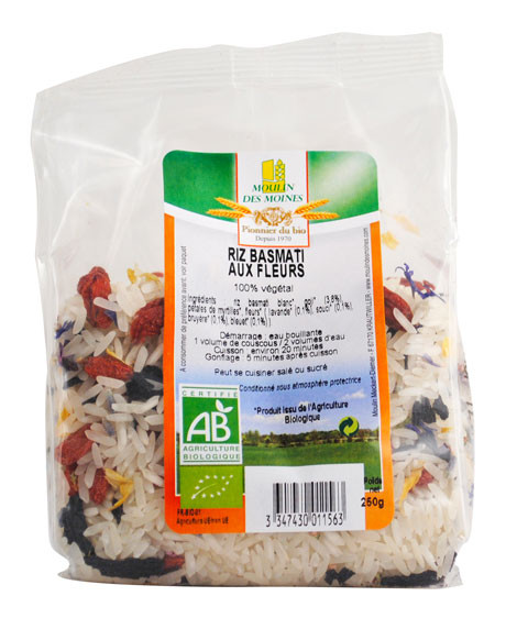 RIZ BASMATI AUX FLEURS 250G AB