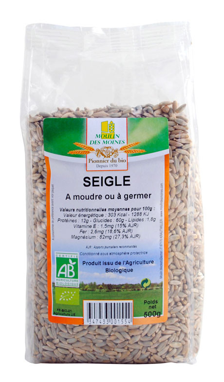 SEIGLE DECORTIQUE 500G AB