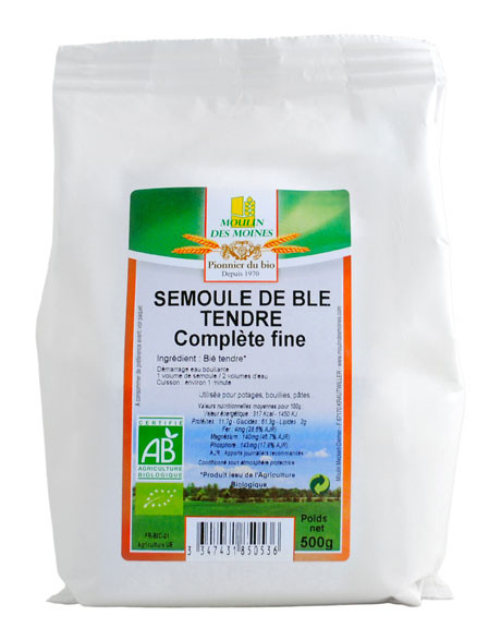 SEMOULE BLE TENDRE DCPT 500G AB