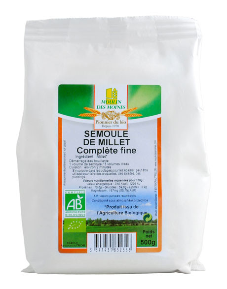 SEMOULE MILLET 500G AB