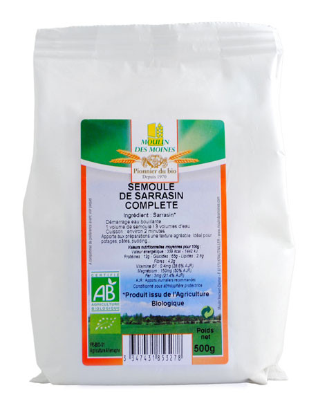 SEMOULE SARRASIN 500G AB