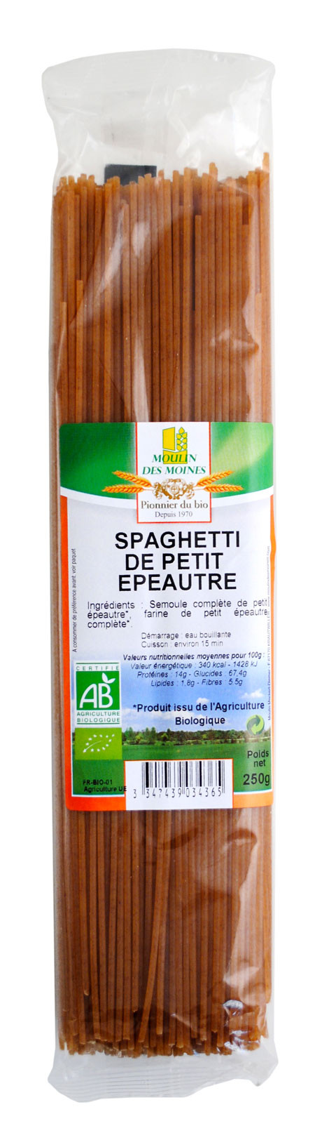 SPAGHETTINES PETIT EPEAUTRE CPT 250G AB