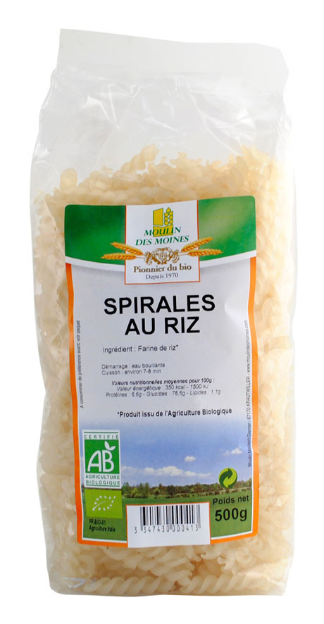 SPIRALE AU RIZ 500G AB