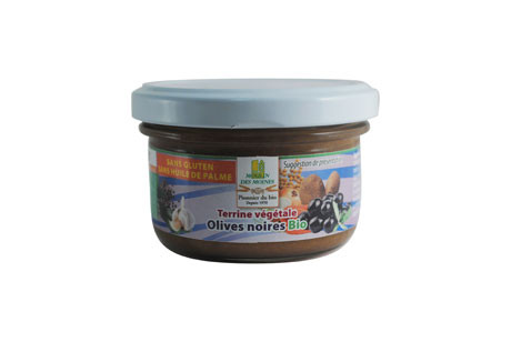 TERRINE VEGETALE OLIVES NOIRES 100G AB
