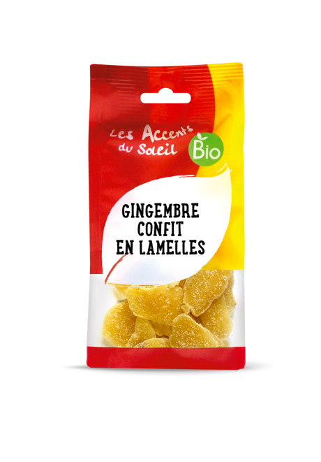 Gingembre confit en lamelles Chine