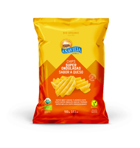 Chips super ondulées saveur fromage sans lactose