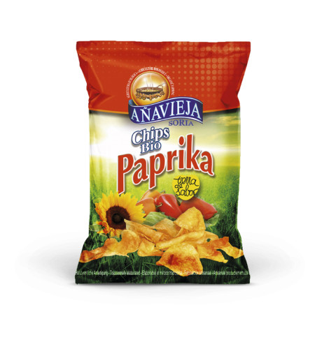 Chips saveur paprika