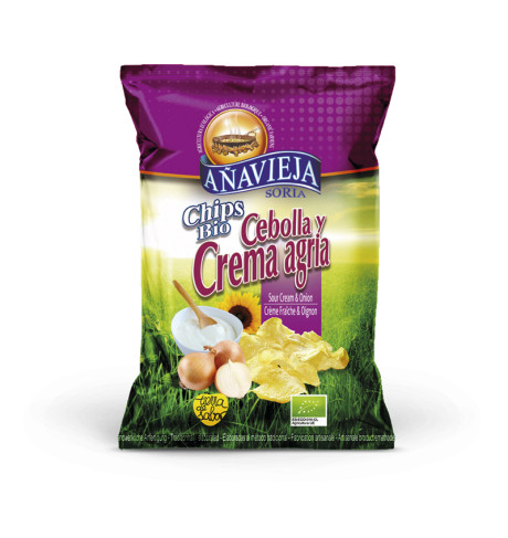 Chips saveur crème et oignons 