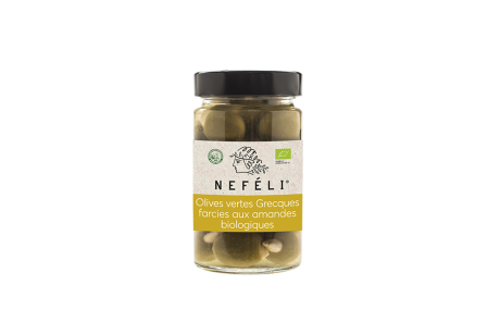 Olives vertes farcies aux amandes
