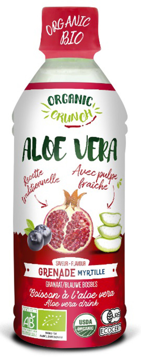 Boisson à l'aloé véra  Grenade - Myrtille