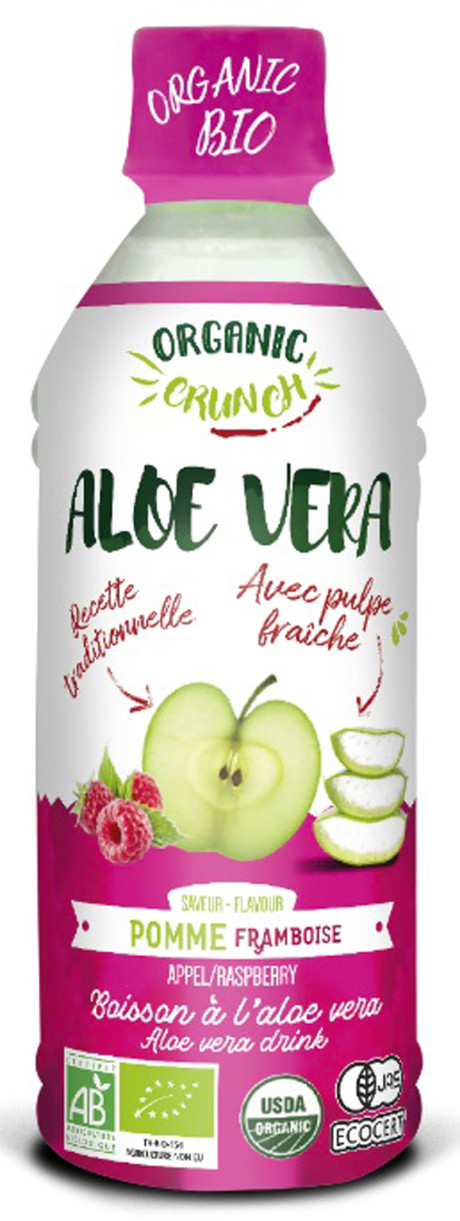 Boisson à l'aloé véra Pomme - Framboise