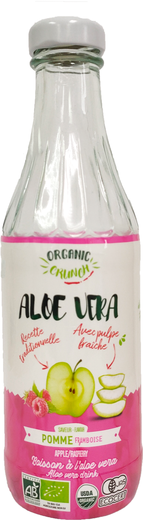 Boisson à l'aloé véra Pomme - Framboise