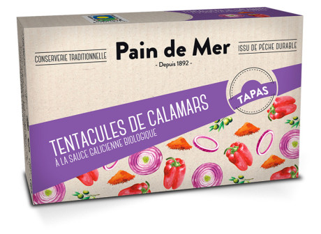 Tentacules de calamar à la sauce galicienne biologique